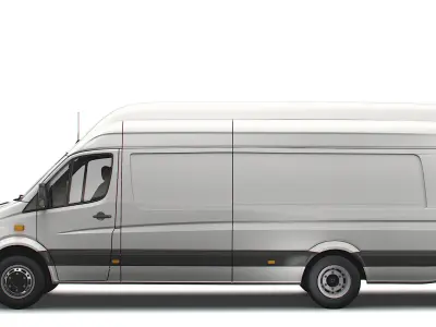 Mercedes Sprinter Cargo Van L4H3 2008 3D model