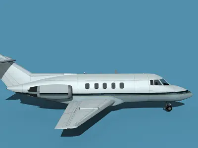 British Aerospace 125 Dominie V03 3D model