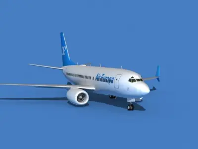Boeing 737 MAX 7 Air Europa 3D model