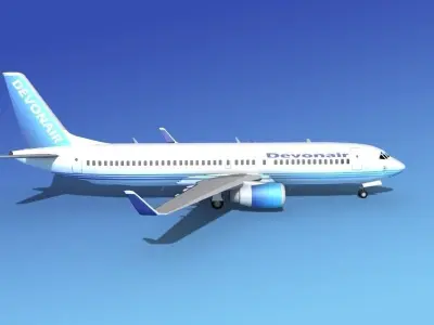 Boeing 737-800 DevonAir 3D model