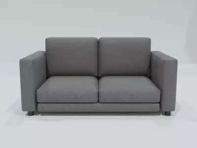 Modern Soft Fabric Chair Free low-poly 3D model