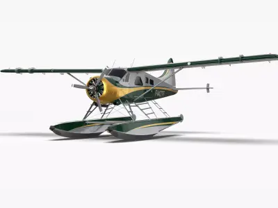 De Havilland Canada DHC-2 Beaver 3D model