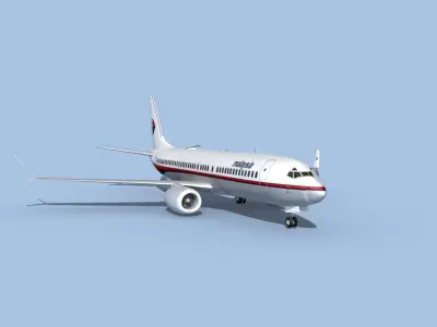 Boeing 737-800 Max Malaysia 3D model