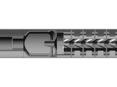 Concept suppressor using monocore Free 3D model