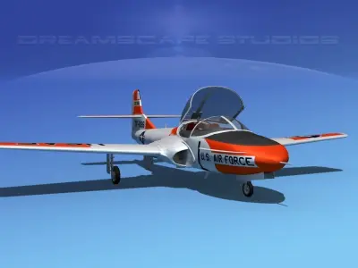 Cessna T-37 Tweetybird V03 USAF 3D model
