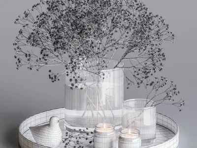 Decorative set 25 3D model