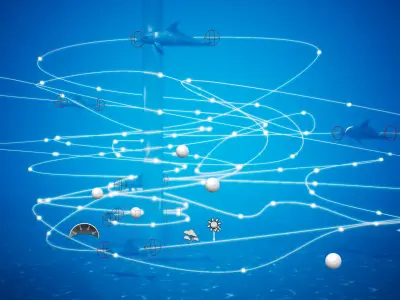 Dolphin Animation Pack - UE4 3ds Max Low-poly 3D model