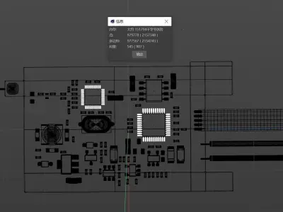 Circuit board 3D model