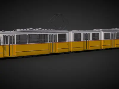 Ganz CSMG Budapest Tram 3D model