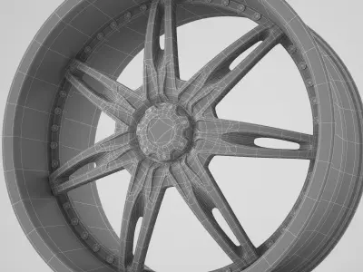 Black Ice Rims 3D model