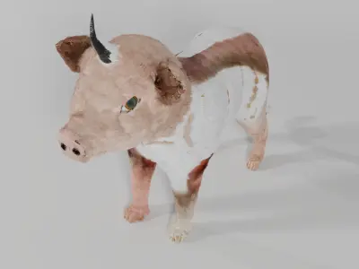 dumara 3d Low-poly 3D model