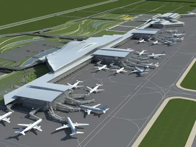 Airport 2 3D model