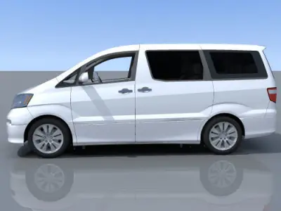 Toyota Alphard Free 3D model