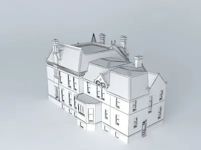 Victorian Mansion Free 3D model