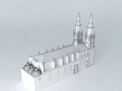 Cocathedral of Santa María de la Redonda Free 3D model