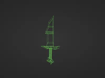 Stylized Sword Pack - Blade 9 Sample Free low-poly 3D model
