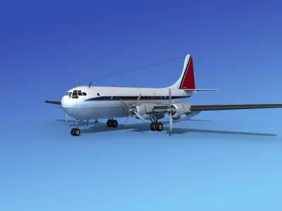 Boeing 377 Corporate 2 3D model