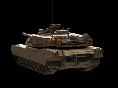 m1a2 abrams 3D model purchase
