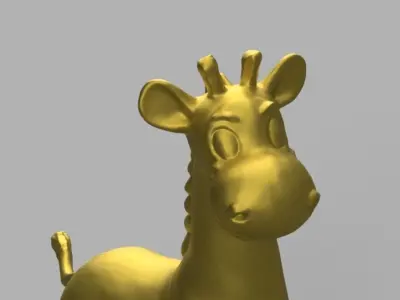 Girafe mignonne 3D print model