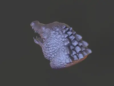 HEAD-R9 high poly sculpt 3D model