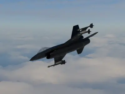 f16 fighter jet Free 3D model