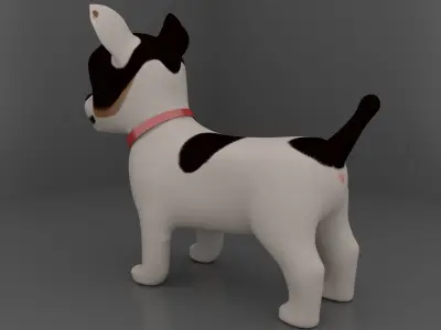 Dog Cartoon 3D model