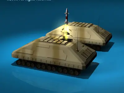 Missile tank 3D model
