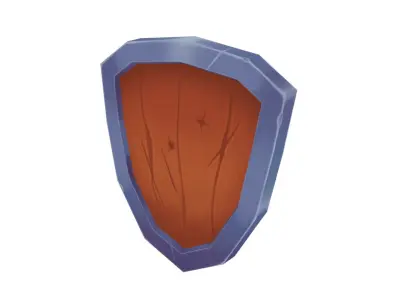 Shield - Hand Painted Free 3D model