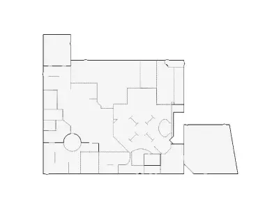 Commercial Interior Sketch - 45001-53000 SF - Xactimate 3D model