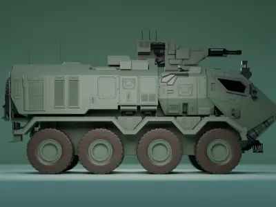 Military AEV Low-poly 3D model