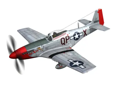 North American P-51D Mustang - Iron Ass 3D model