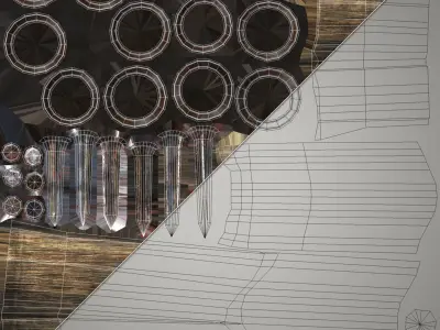 Medieval Tools and Weapons Pack Low-poly 3D model