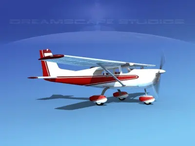 Cessna 175 Skylark V09 3D model