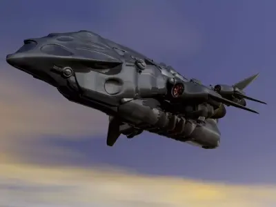 Federation Cargo Military  3D model
