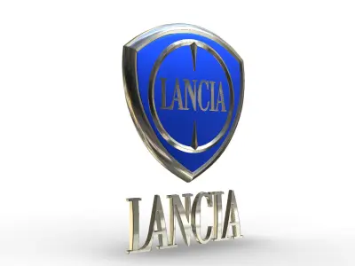 lancia logo 3D model
