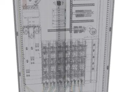 Low voltage main distribution board Free 3D model