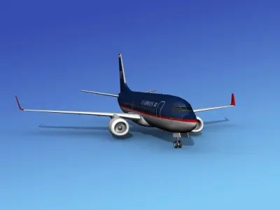 Boeing 737-700ER US Air 3D model
