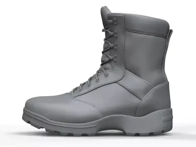 Military Boots 3D model