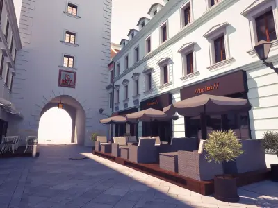 Michaels gate - Bratislava Slovakia 3D model