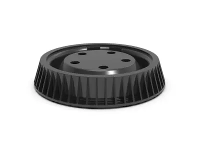 drum brake wheel 3D print model