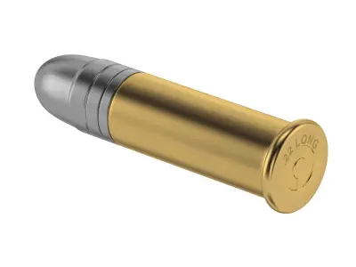 Bullet 22 LONG  Low-poly 3D model