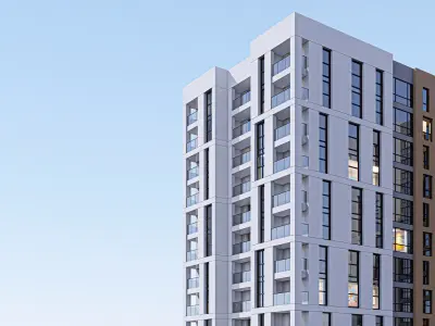 residential Low-poly 3D model