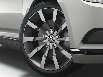 VW Passat Highline B8 2019 wheel 3D model