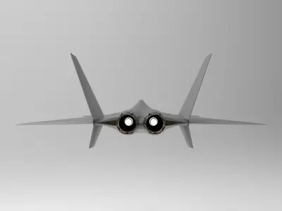 Chengdu J-20 3D model