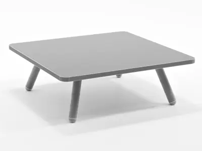 Sqare Couch Table - Koenig Neurath Free 3D model