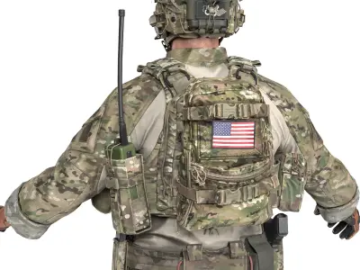 GMR MINIMAP BACKPACK Low-poly 3D model