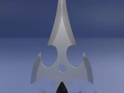 Tactical Combat Punch dagger Game Ready Low Poly Weapon 3D Model Low-poly 3D model