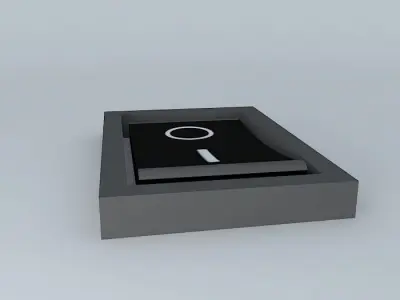 Rocker On Off Switch for Cisco Power Supplies 3D model