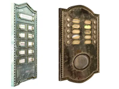 Electric Vintage Doorbell vintage 3D model