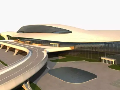 Airport Terminal 3D model